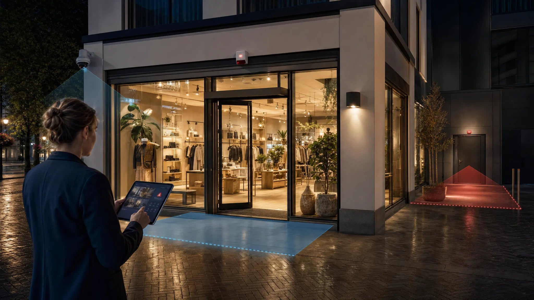 Winkelsurveillance slimmer inzetten met camera en alarm