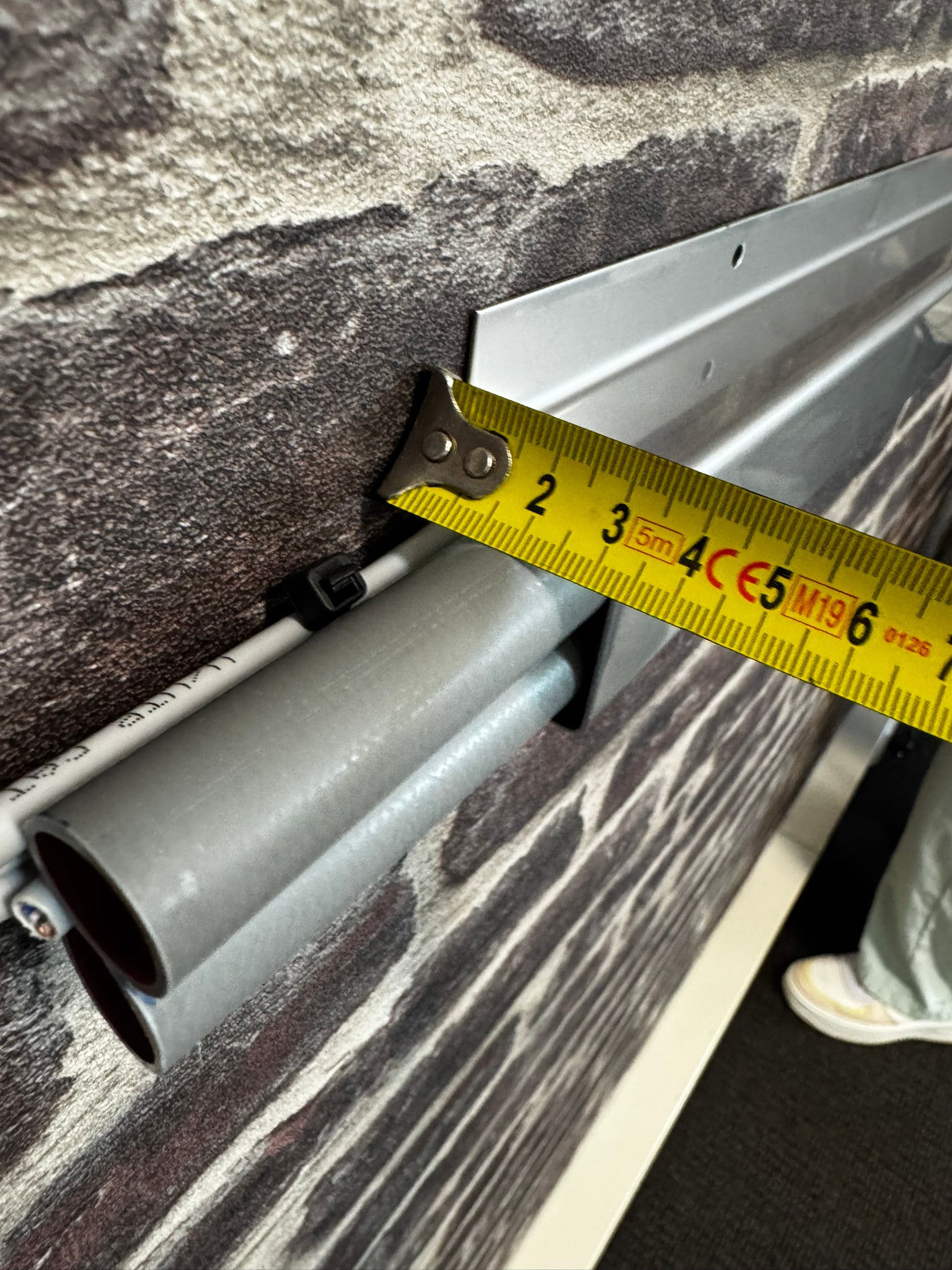 The BIG RVS installatiegoot kabelgoot voor buiten 120cm 1200mm (of 2400mm)