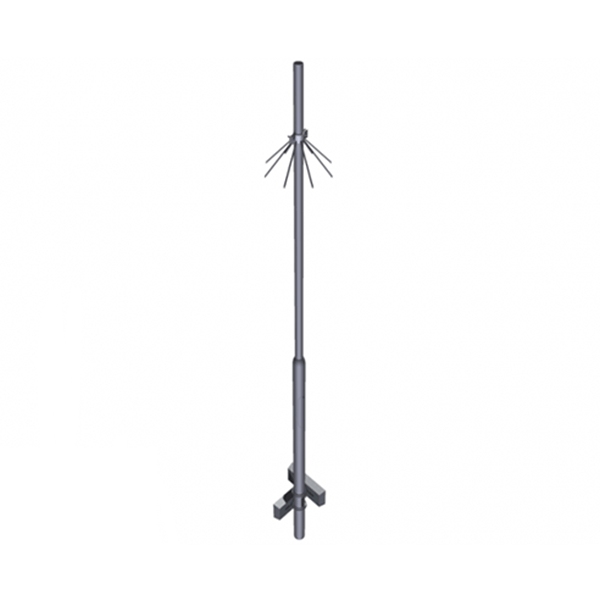 Camera mast 3,5 meter hoog