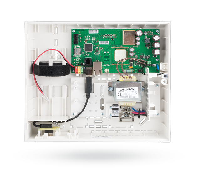 Centrale met ingebouwde LAN-communicator