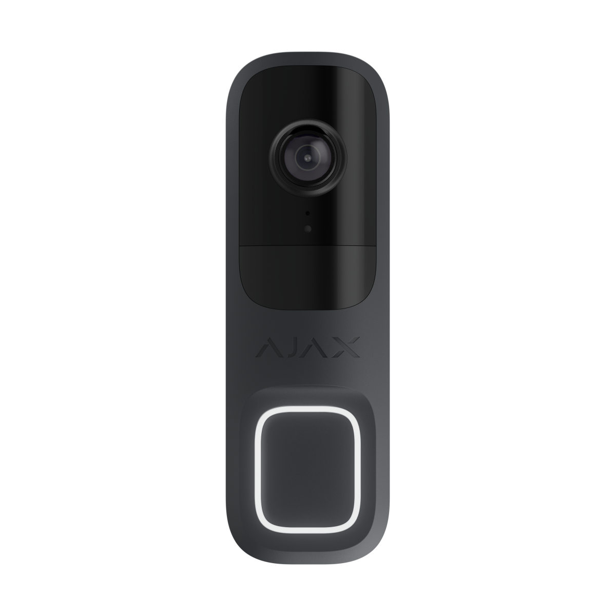 Ajax DoorBell, videodeurbel met AI en PIR, 4MP, Wi-Fi Antraciet