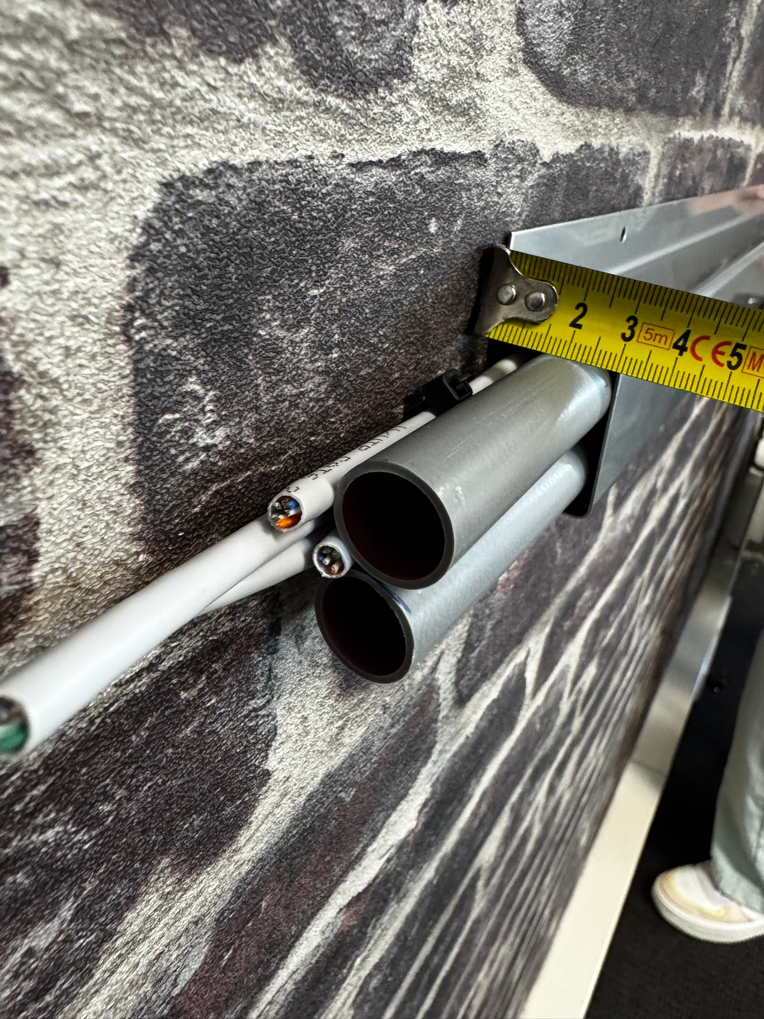 The BIG RVS installatiegoot kabelgoot voor buiten 120cm 1200mm (of 2400mm)