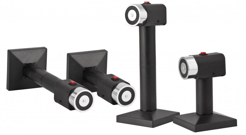 deurmagneet op voet verstelbaar 24V= houdkracht 50kg.